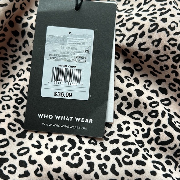 🦇 Who what wear Size small Ruffled animal print dress - Picture 8 of 16